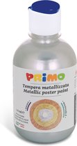 Primo Ready-mix METALLIC poster paint, bottle 300 ml with flow-control cap silver