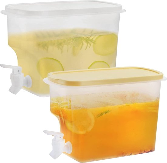 Distributeur De Boissons 1 Gallon Avec Support - Lot De 2 Bols à Punch Pour Fêtes