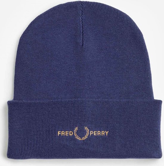 Fred Perry Graphic beanie - fch nvy drk crml
