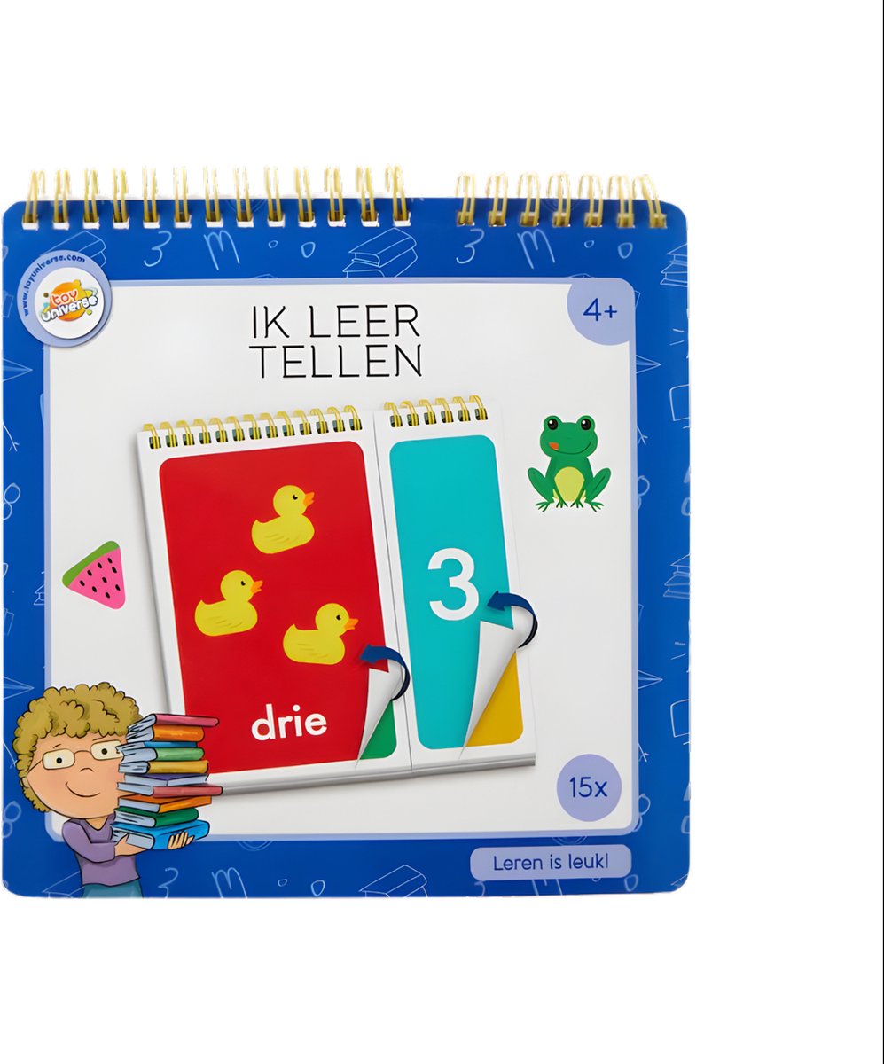 Toy Universe Educatief Boek - Ik Leer Tellen en Spellen