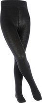 FALKE Comfort Wool dik eenkleurig wol panty kinderen zwart - maat 122-128