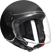 LS2 Sphere Luxe OF558 matt black - ECE goedkeuring - Maat XS - Jethelm - Scooter helm - Motorhelm - Zwart - Geen ECE goedkeuring goedgekeurd