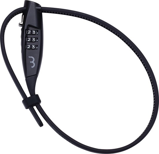 BBB Cycling Zip-Ty BBL-57 – lichtgewicht – cijferslot – zwart