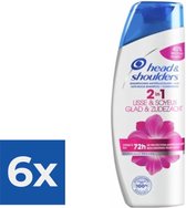 Head & Shoulders Shampoo - Glad & Zijdeglans 270ml - Voordeelverpakking 6 stuks
