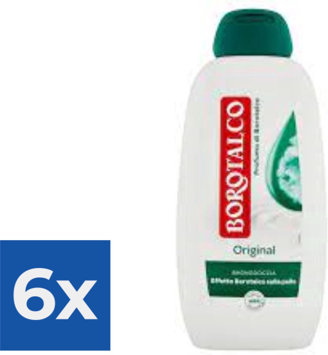 Borotalco Douchegel XL  Original 600 ml - Voordeelverpakking 6 stuks