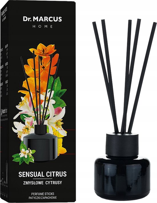 Dr. Marcus Home Sensual Citrus geurstokjes 100 ml - Fragrance sticks voor in huis of op kantoor - Huisparfum