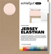 schlafgut Easy Jersey Elasthan Hoeslaken S - 90x190 - 100x220 230 Red Light