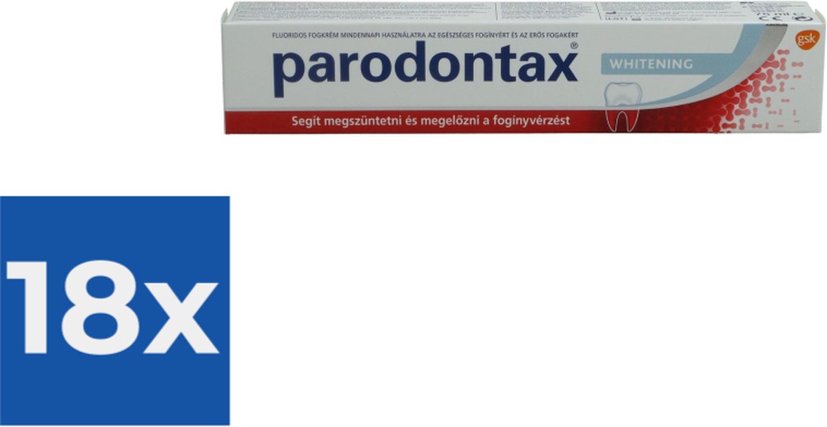 Goedkoopste Parodontax - Tandpasta - Whitening - 75ml x 18