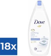 Dove Douchegel - Soothing Care Jojoba Oil 450 ml - Voordeelverpakking 18 stuks