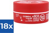 Redone Haar Styling Wax Hairwax 150 ml - Cobra Aqua - Voordeelverpakking 18 stuks