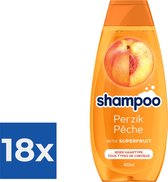 Schwarzkopf Shampoo 400ml Perzik - Voordeelverpakking 18 stuks