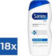 Sanex Douchegel Dermo Protector 250 ml - Voordeelverpakking 18 stuks