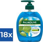 Palmolive Vloeibare Handzeep Hygiene Plus 300 ml - Voordeelverpakking 18 stuks