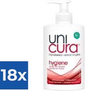 Unicura Handzeep - Pompje Hygiene 250 ml - Voordeelverpakking 18 stuks