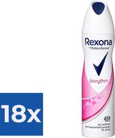 Rexona Deospray  Biorythm 150 ml - Voordeelverpakking 18 stuks