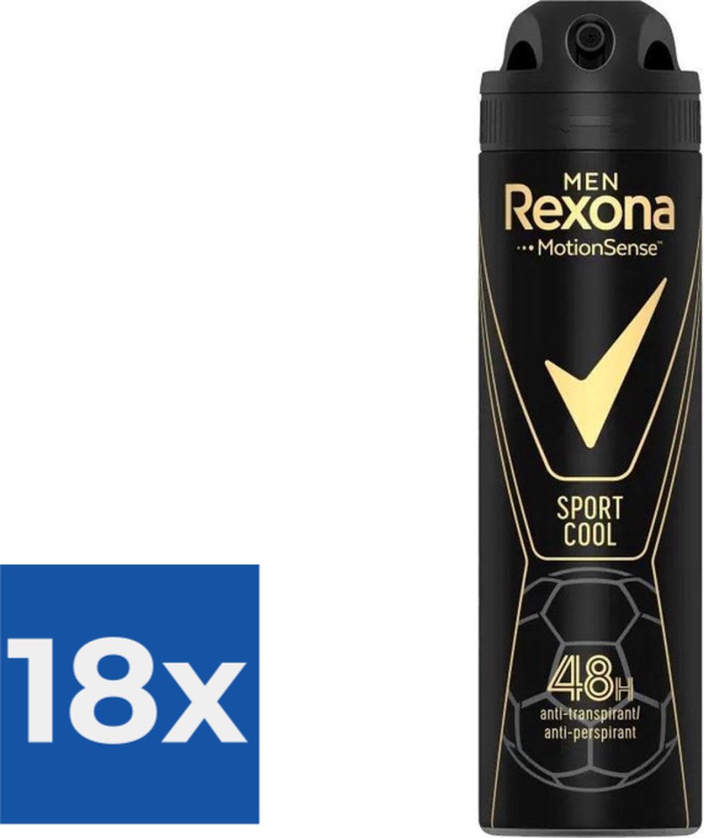 Goedkoopste Men Sport Cool 48h Anti-transpiratiespray 150ml - Voordeelverpakking 18 stuks