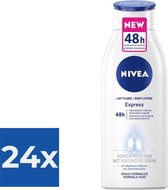 NIVEA Express - 400 ml - Body Lotion - Voordeelverpakking 24 stuks