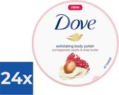Dove Body Scrub - bodycreme - bodybutter - shea butter - hydraterend - huidverzorging - Voordeelverpakking 24 stuks