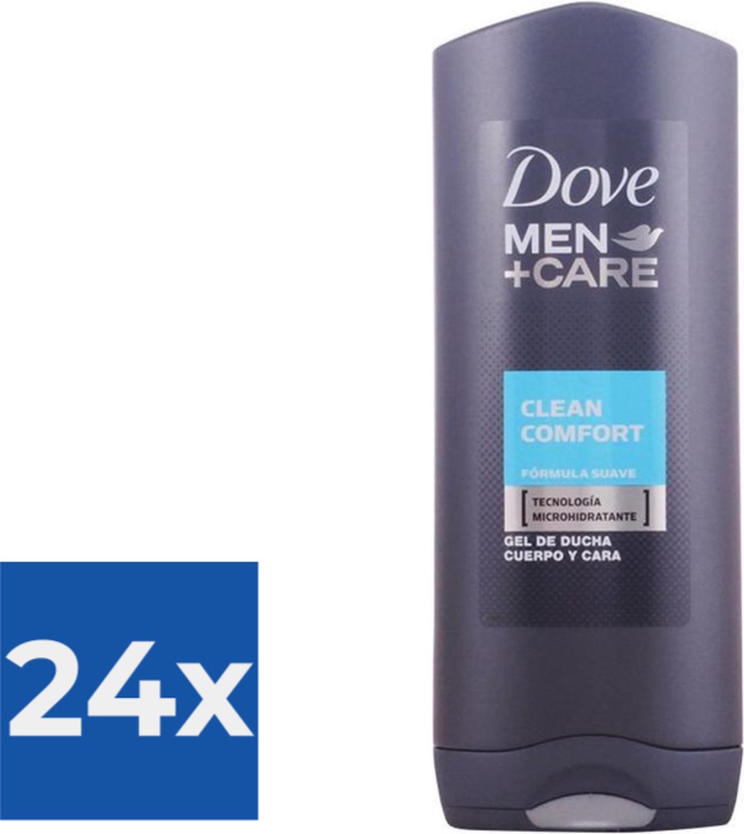 Goedkoopste Dove Men Care clean comfort - 400 ml - shower gel - Voordeelverpakking 24 stuks