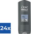 Dove Men + Care Cool Fresh - 400 ml - Douche Gel - Voordeelverpakking 24 stuks
