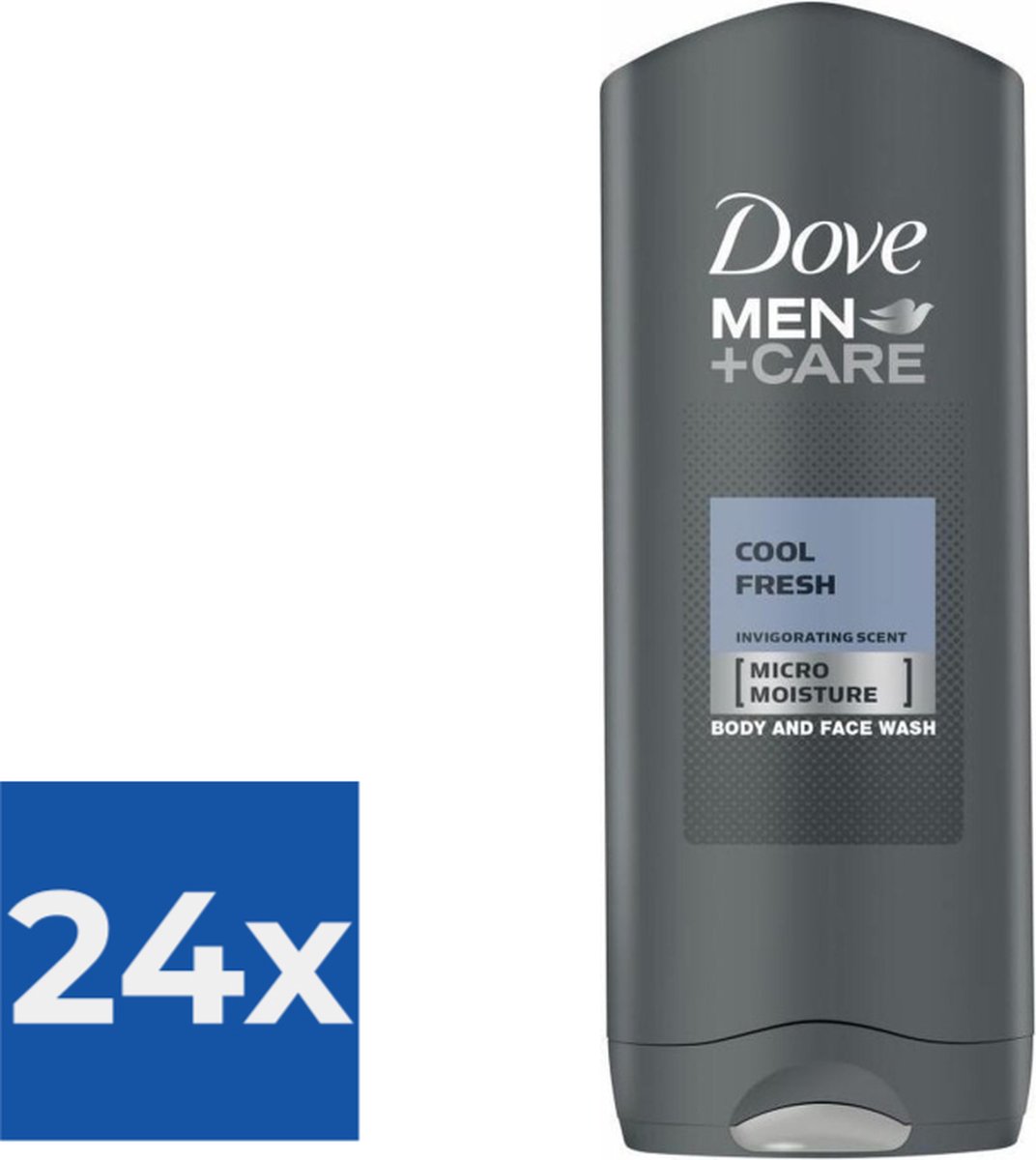 Goedkoopste Dove Men Care Cool Fresh - 400 ml - Douche Gel - Voordeelverpakking 24 stuks