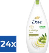 Dove shower gel protecting care olive oil 500ml - Voordeelverpakking 24 stuks