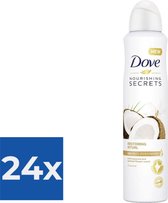 Dove Deo Spray XL - Coconut & Jasmine Flower - Voordeelverpakking 24 x 250 ml