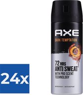 Axe Deodorant Spray Anti Transpirant Dark Temptation 150 ml - Voordeelverpakking 24 stuks