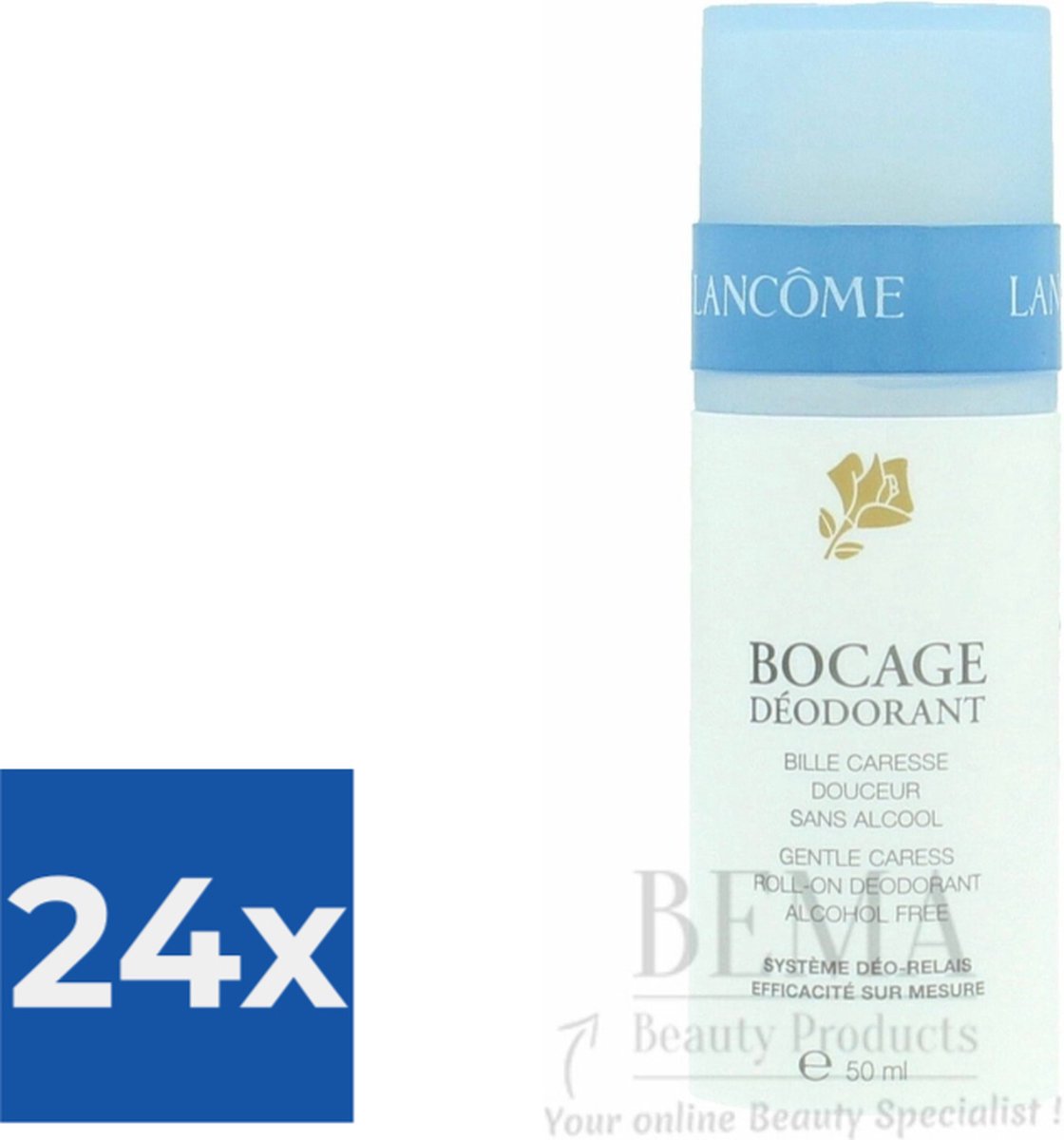 Goedkoopste Lancôme Bocage Deodorant Deoroller - 50 ml - Voordeelverpakking 24 stuks