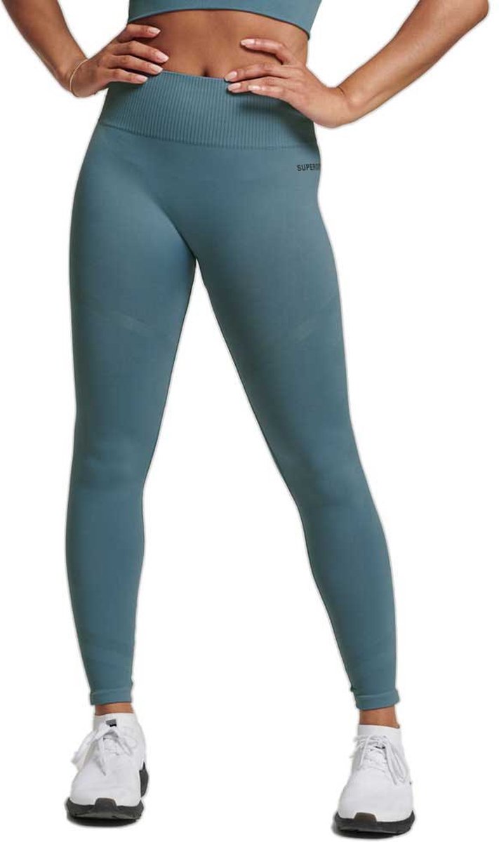 Superdry Core Seamless 7/8 Legging 14-16 Vrouw Blauw