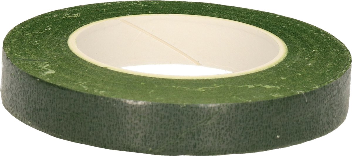 Bloementape - groen - zelfklevend - 27m x 1cm - bloemendraad/bloemistentape