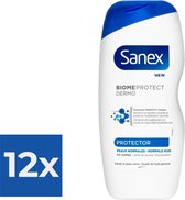 Sanex Douchegel Dermo Protector 250 ml - Voordeelverpakking 12 stuks