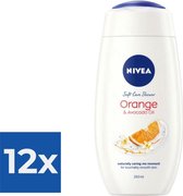 NIVEA 81077 douche crème Lichaam 250 ml - Voordeelverpakking 12 stuks