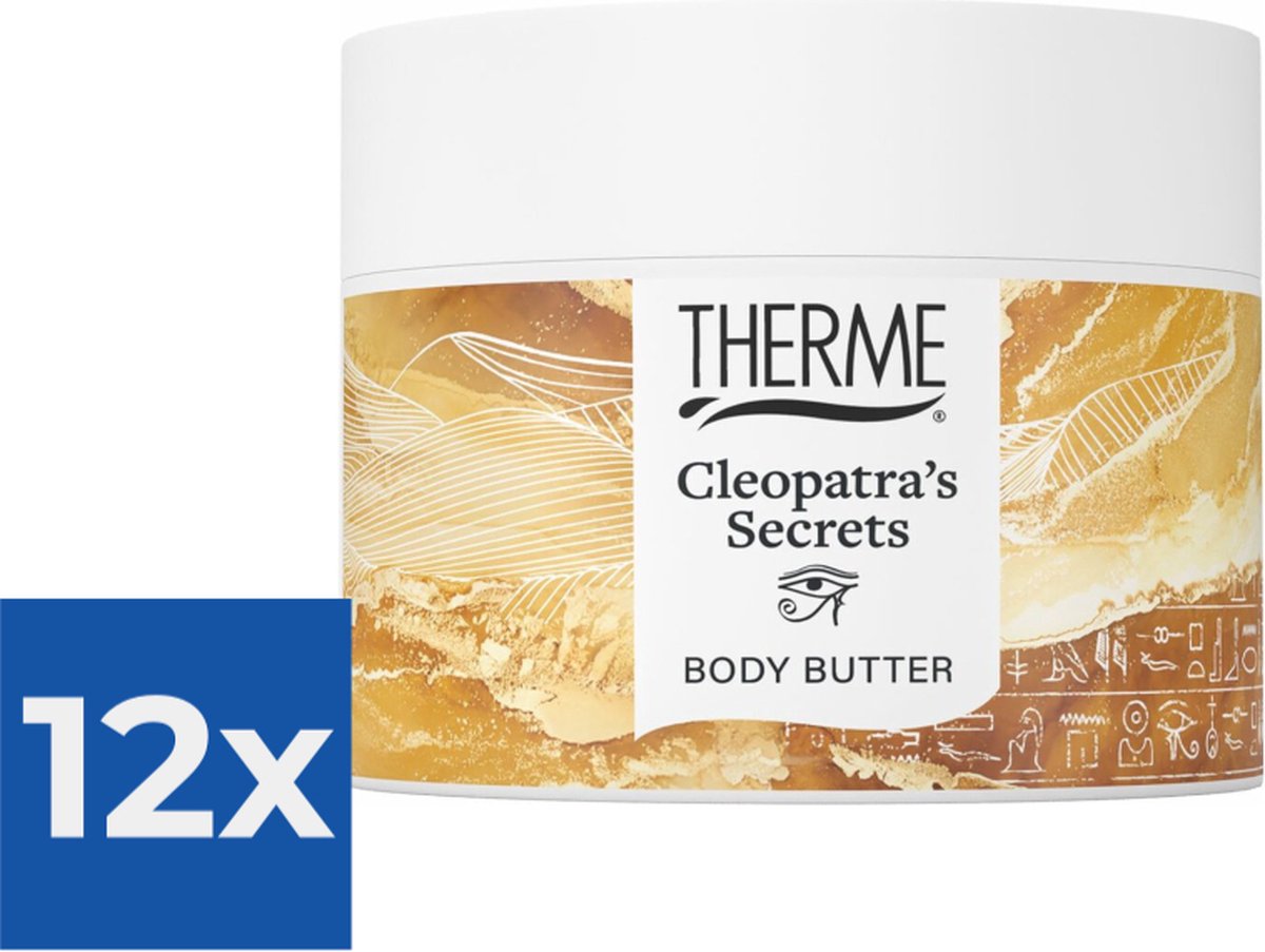 Therme Body Butter Cleopatra's Secrets 225 gr Voordeelverpakking 12 stuks