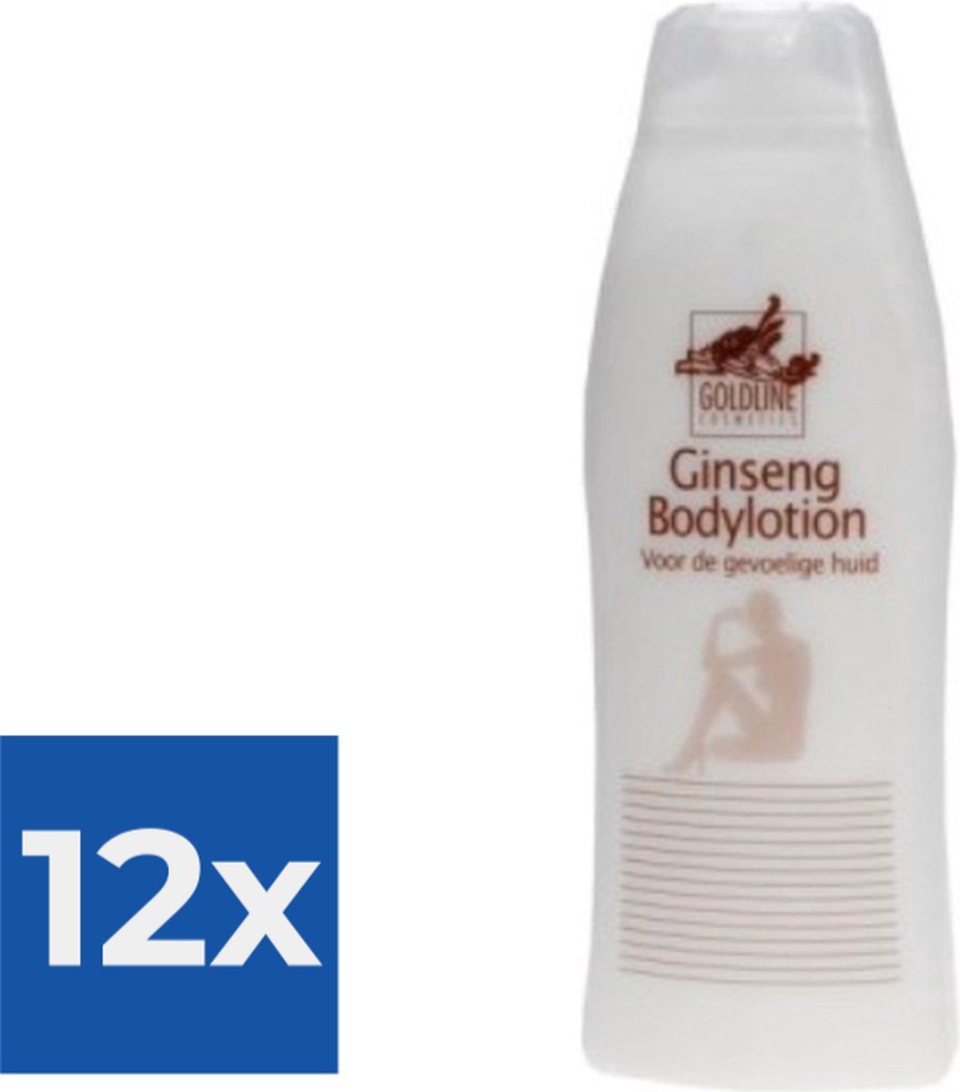Goedkoopste Goldline Ginseng Bodylotion 500 mL - Voordeelverpakking 12 stuks