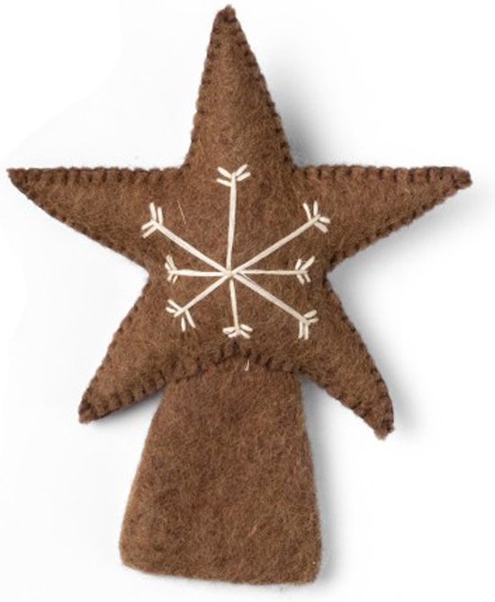 Fairtrade Vilt Ster Voor Kerstboom