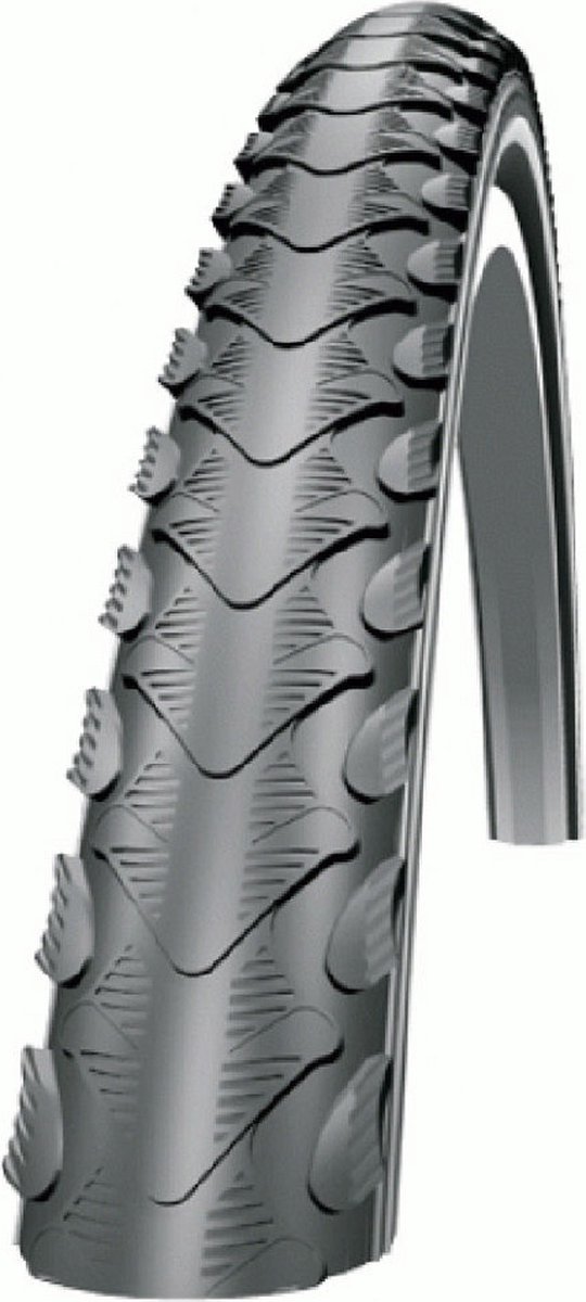 Schwalbe Silento Active Wired Tire - 28 Inches - Black-Reflex