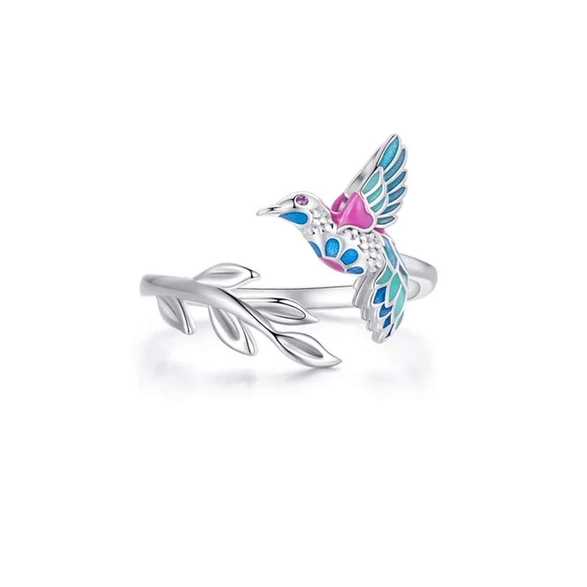 Sparkolia | Ring Kolibrie 925 Sterling Zilver