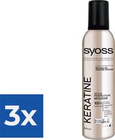 Syoss Styling-Mousse Keratin - Voordeelverpakking 3 stuks