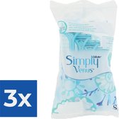 Gillette Simply Venus 2 - 8 stuks - Wegwerpscheermesjes - Voordeelverpakking 3 stuks