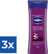 Vaseline Bodylotion  Mature Skin Rejuvenation 400 ml - Voordeelverpakking 3 stuks