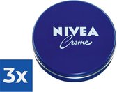 NIVEA Crème Bodycrème - Blauw Blik 150 ml - Voordeelverpakking 3 stuks