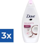 Dove Douchegel - Coconut & Jasmine 500 ml - Voordeelverpakking 3 stuks