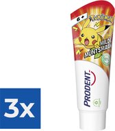 Prodent Kids - Tandpasta Pokémon - 6+ jaar - 75ml - Voordeelverpakking 3 stuks