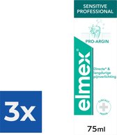 Elmex Tandpasta Sensitive Professional - 75ml - Voordeelverpakking 3 stuks