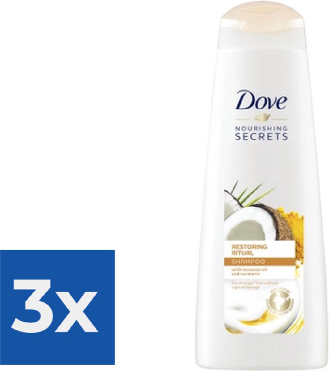 Dove Shampoo  Restoring  250 ml Voordeelverpakking 3 stuks