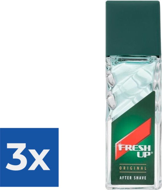 Foto: Fresh up original depper for men 50 ml aftershave lotion voordeelverpakking 3 stuks