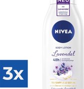 Nivea Bodylotion - Lavendel - 400ml - Voordeelverpakking 3 stuks