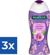 Palmolive Douche Limited edition Japanese Garden 250 ml - Voordeelverpakking 3 stuks