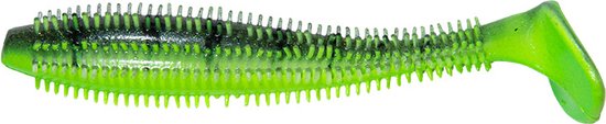 Fox Rage Ultra UV Spikey Shad 9cm - Kleur : Salt ‘n Pepper van Fox Rage — afbeelding 3